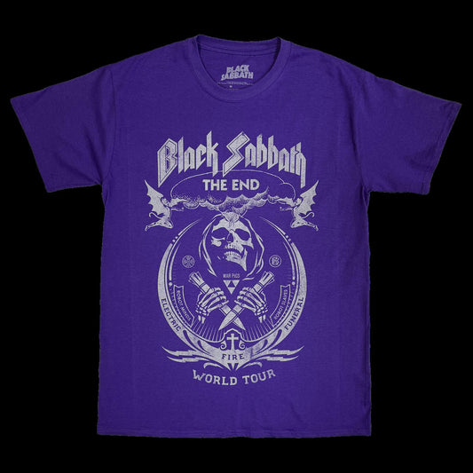 Black Sabbath - The End World Tour (Purple) (T-Shirt)