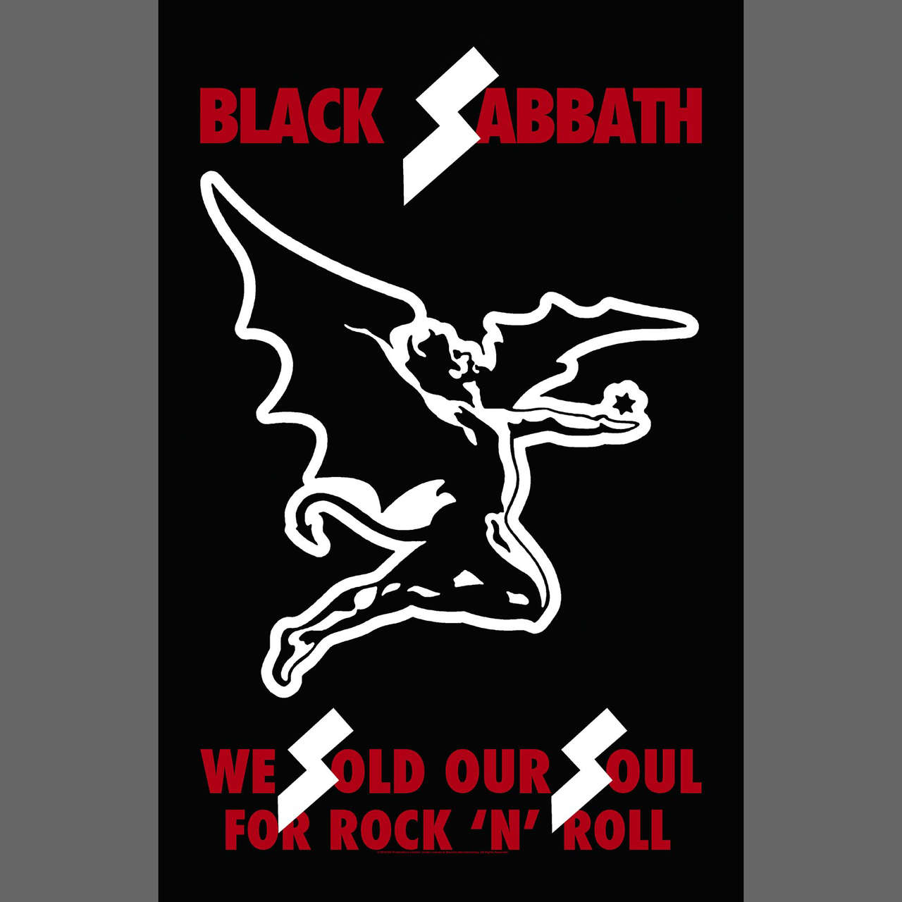 Black Sabbath - We Sold Our Soul for Rock 'n' Roll (Textile Poster)
