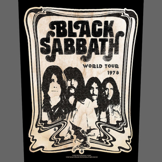 Black Sabbath - World Tour 1978 (Backpatch)