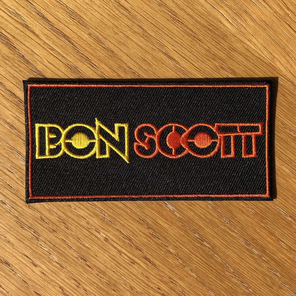Bon Scott - Logo (Embroidered Patch)