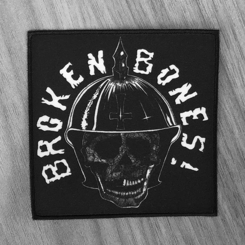 Broken Bones - White Logo (Printed Patch)