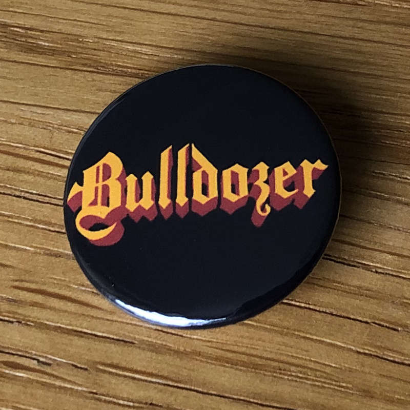 Bulldozer - Orange Logo (Badge)