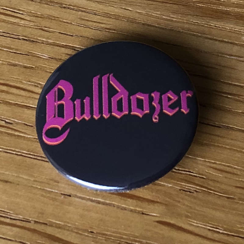 Bulldozer - Pink Logo (Badge)