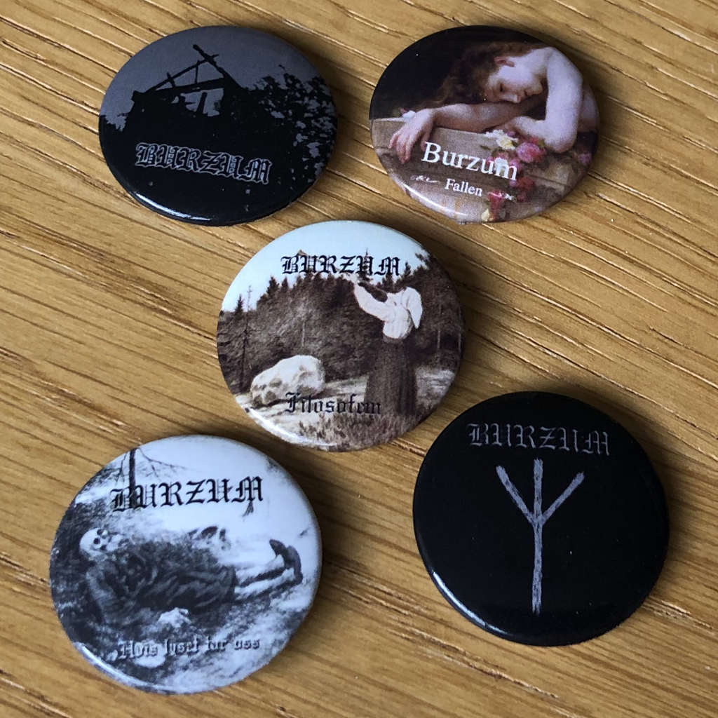 Burzum - Albums (Set 1) (Badge Pack)