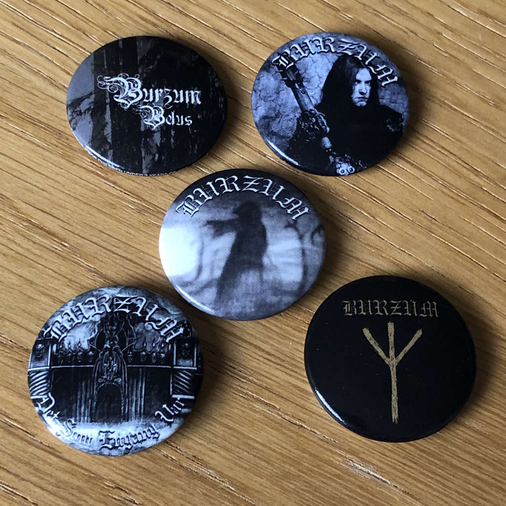 Burzum - Albums (Set 2) (Badge Pack)