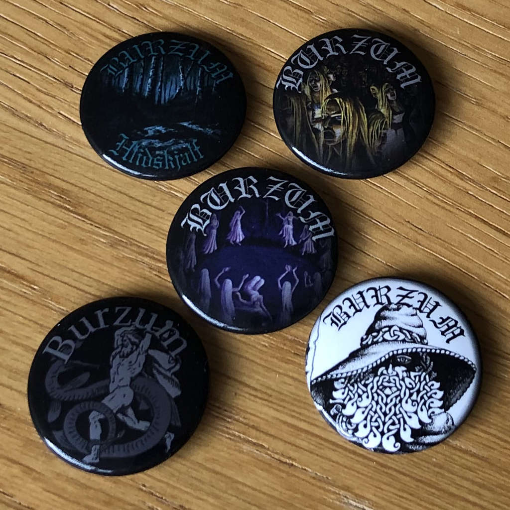 Burzum - Albums (Set 3) (Badge Pack)