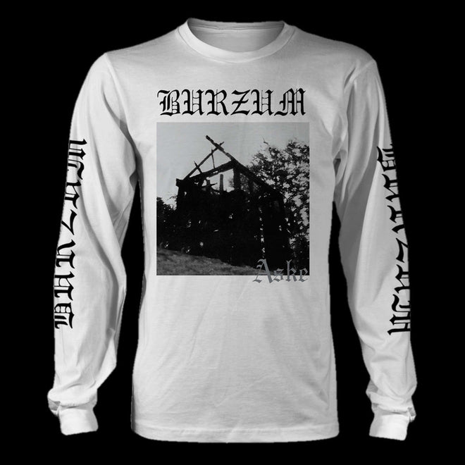 Burzum - Aske (White) (Long Sleeve T-Shirt)
