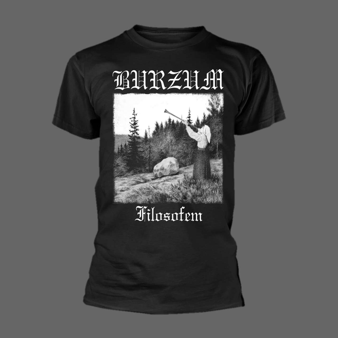 Burzum - Filosofem (White on Black) (Fitted) (T-Shirt)
