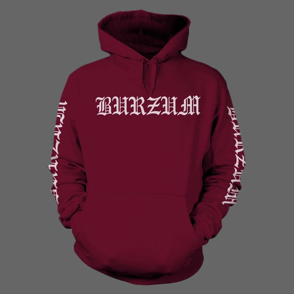 Burzum - Logo / Filosofem (Maroon) (Hoodie)