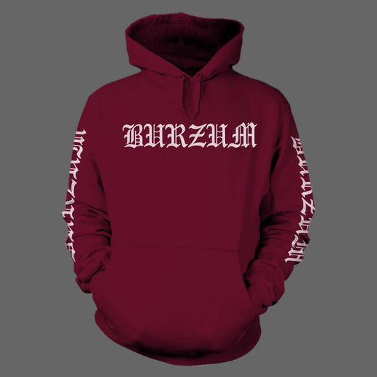 Burzum - Logo / Filosofem (Maroon) (Hoodie)