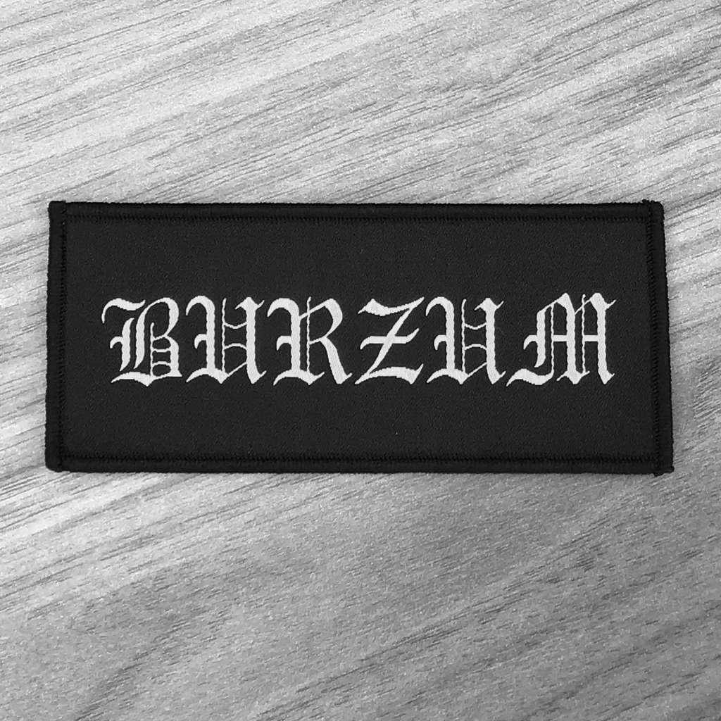 Burzum - White Logo (Woven Patch)