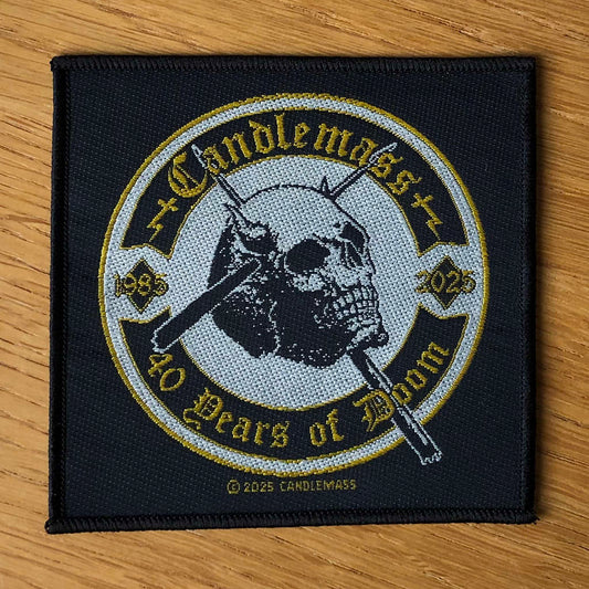 Candlemass - 40 Years of Doom (Woven Patch)
