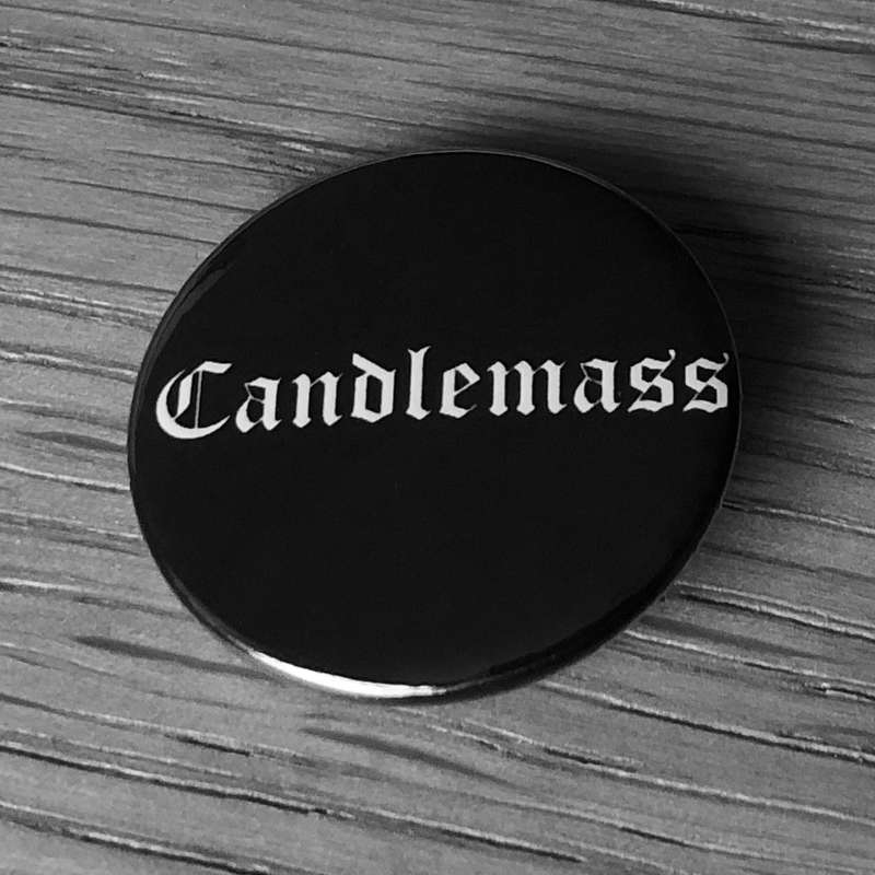 Candlemass - White Logo (Badge)