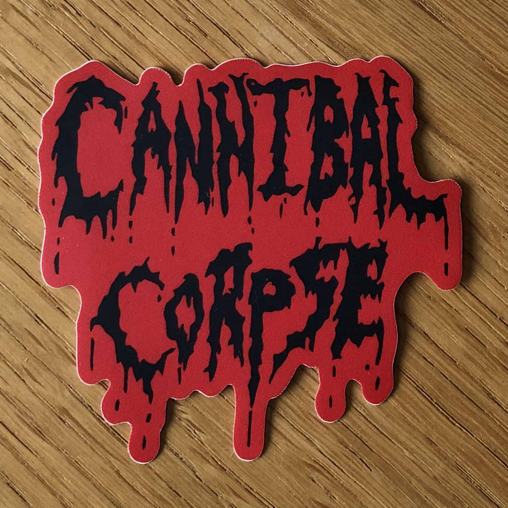 Cannibal Corpse - Black Logo (Sticker)