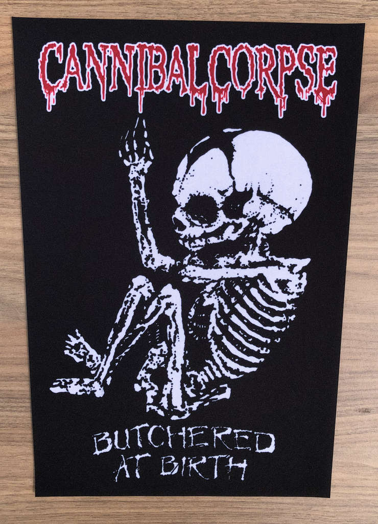 Cannibal Corpse - Butchered at Birth (Skeleton) (Backpatch)