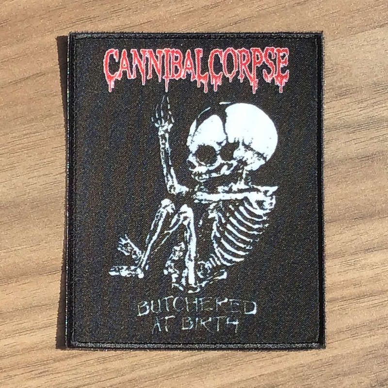 Cannibal Corpse - Butchered at Birth (Skeleton) (Printed Patch)