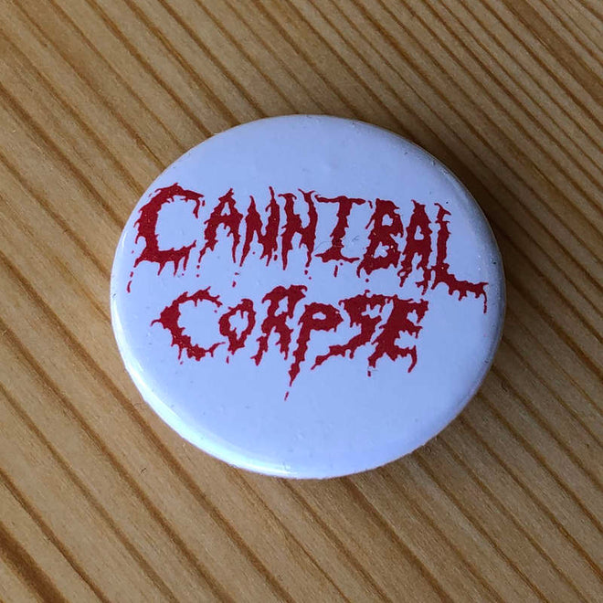 Cannibal Corpse - Old Logo (Red on White) (Badge)