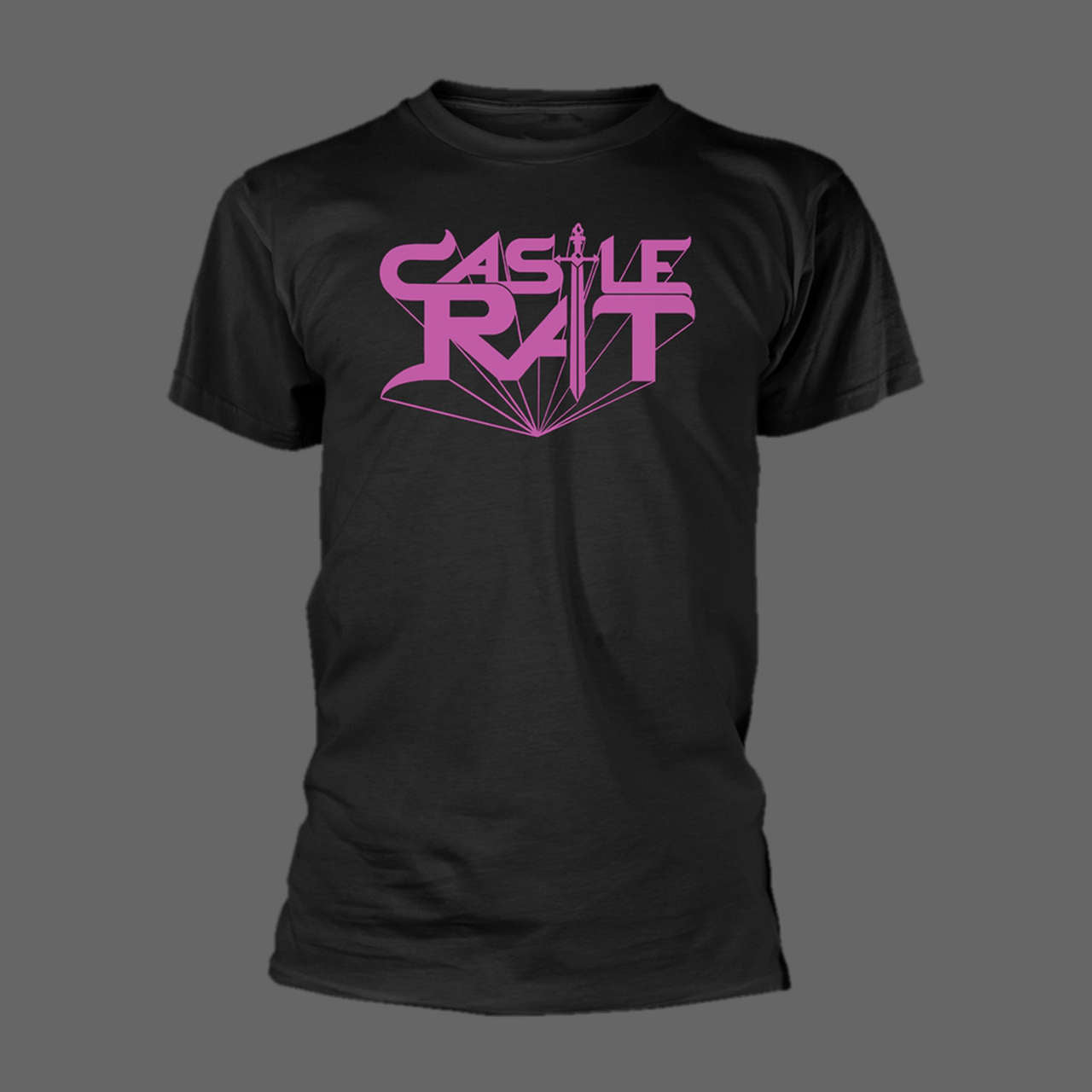 Castle Rat - Pink Logo (T-Shirt)