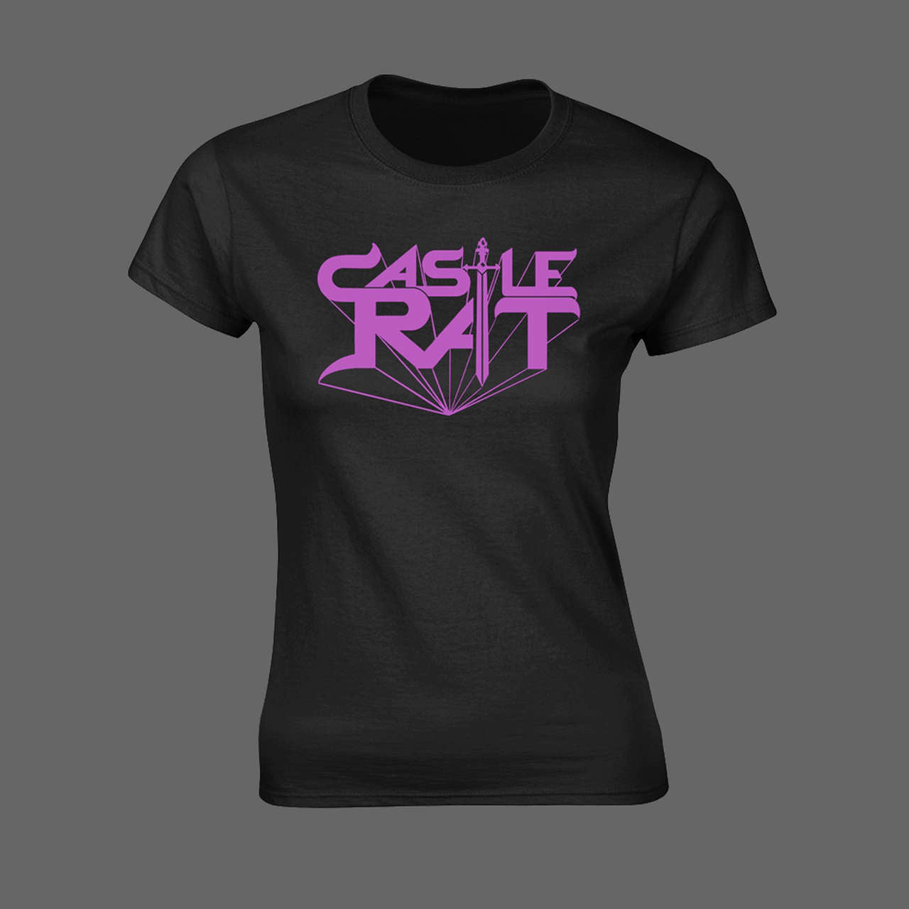 Castle Rat - Purple Logo (Women's T-Shirt - Released: 25 November 2025)