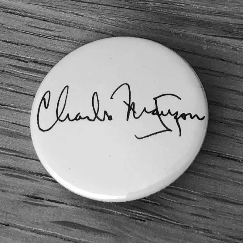 Charles Manson - Signature (Badge)