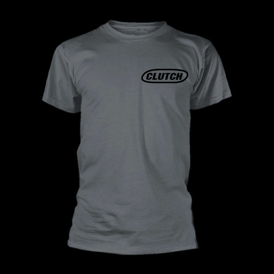 Clutch - Pocket Logo (Grey) (T-Shirt)