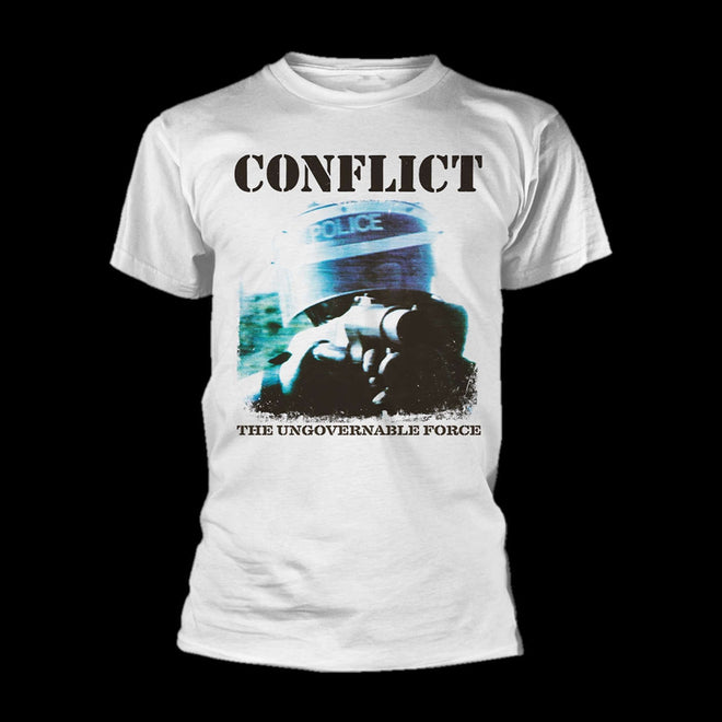 Conflict - The Ungovernable Force (White) (T-Shirt)