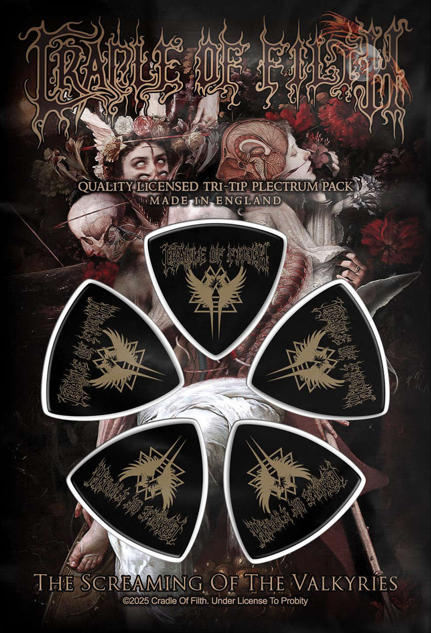 Cradle of Filth - The Screaming of the Valkyries (Tri-Tip) (Plectrum Pack)