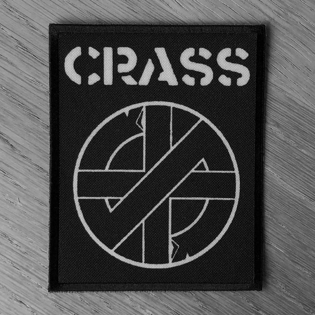 Crass - Stencil Logo & Symbol (Printed Patch)