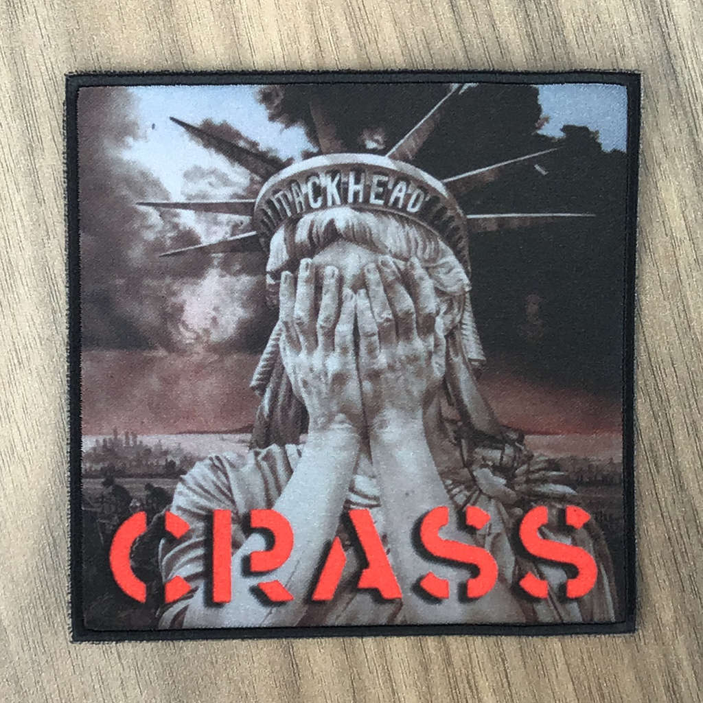 Crass - Oh, America (Printed Patch)