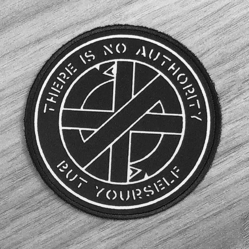 Crass - There is No Authority But Yourself (Printed Patch)