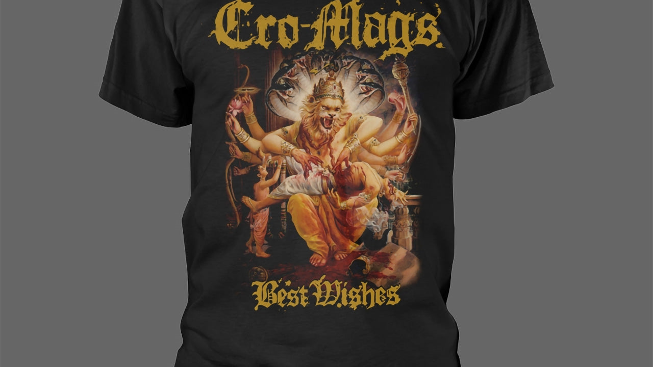Cro-Mags - Best Wishes (Gold) (T-Shirt) | Todestrieb