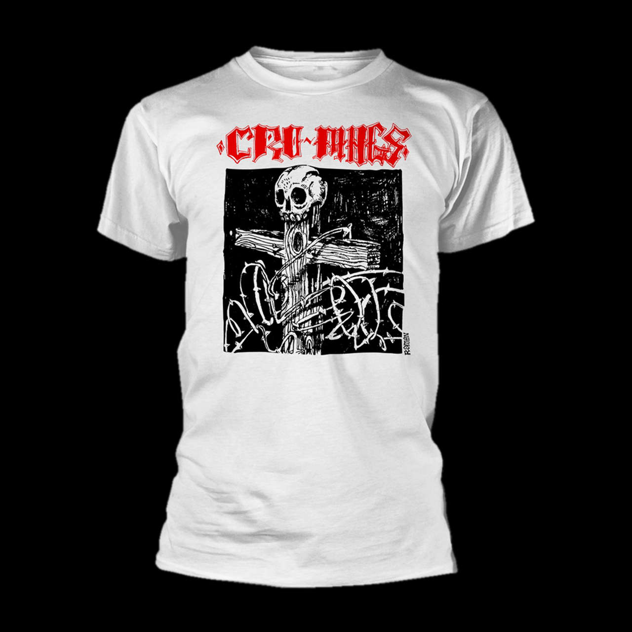 Cro-Mags - Cross and Thorns (White) (T-Shirt - Released: 30 January 2026)