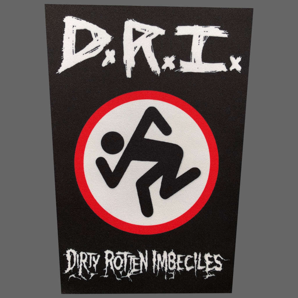 D.R.I. - Logo & Skanker Man (Backpatch)