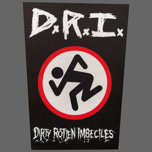 D.R.I. - Logo & Skanker Man (Backpatch)