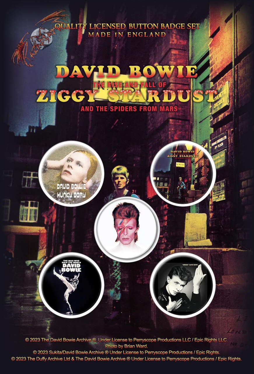 David Bowie - Early Albums (Badge Pack)