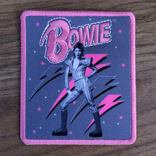 David Bowie - Pink Flash (Embroidered Patch)