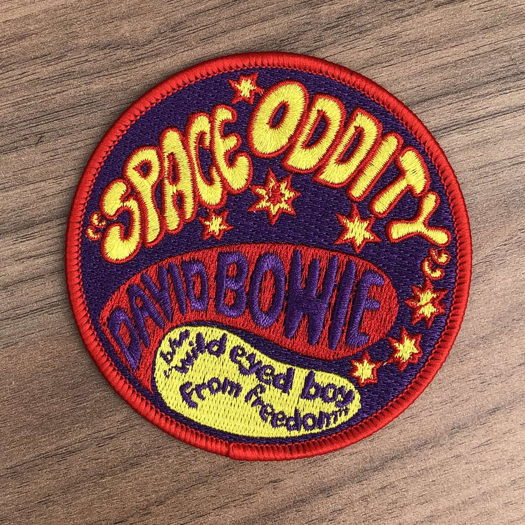 David Bowie - Space Oddity (Embroidered Patch)