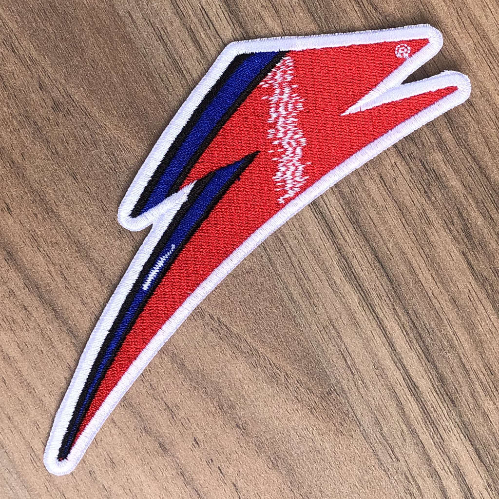 David Bowie - Ziggy Stardust Flash (Embroidered Patch)