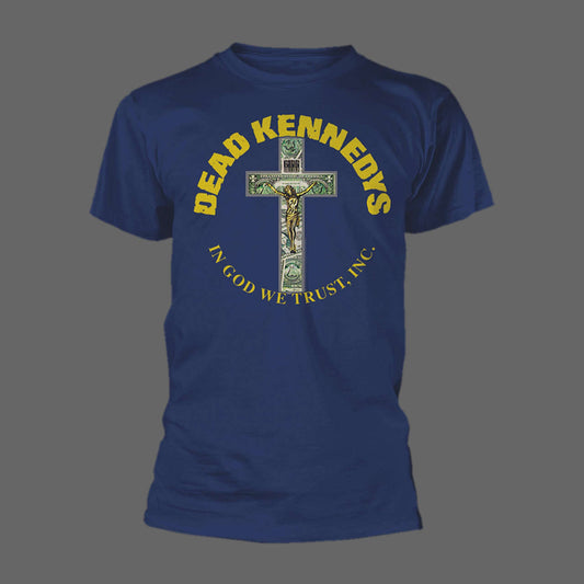 Dead Kennedys - In God We Trust, Inc (Crucifix) (Navy) (T-Shirt)