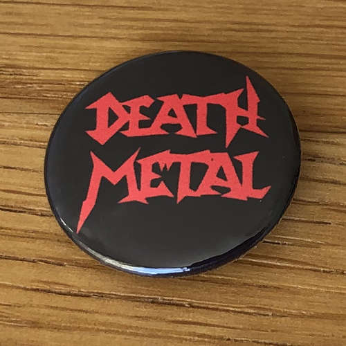 Death Metal (Red) (Badge) | Todestrieb