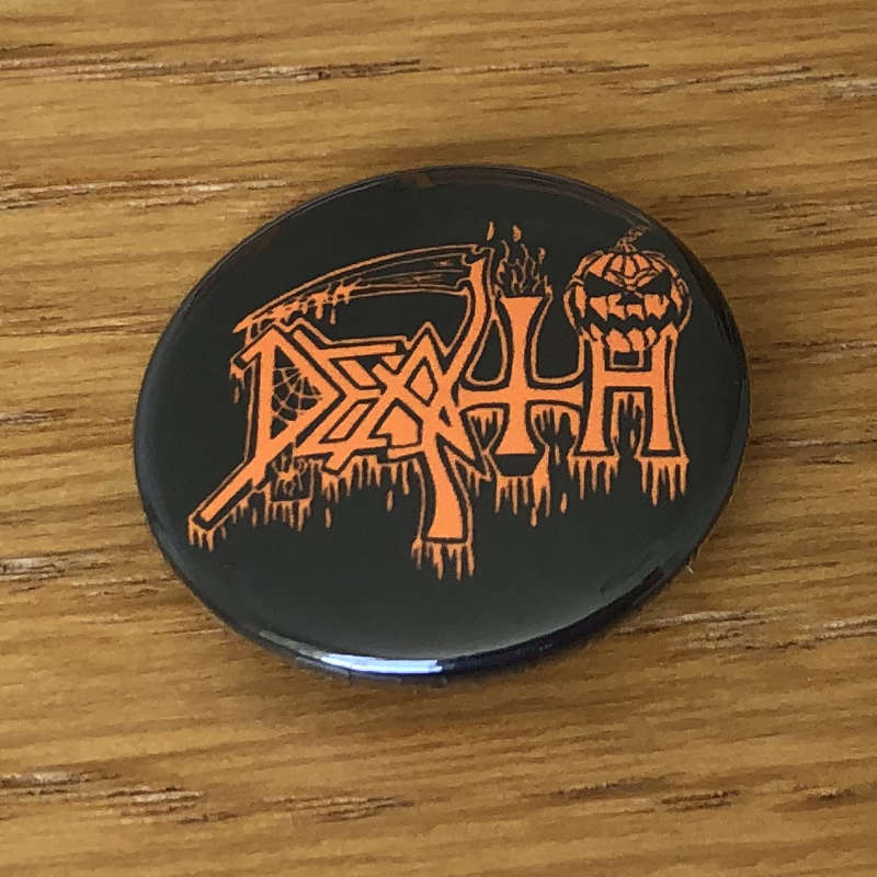 Death - Orange Logo (Badge)