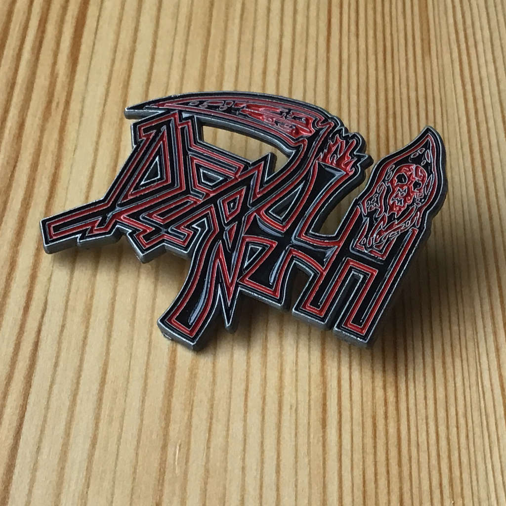 Death - Red Logo (Metal Pin)