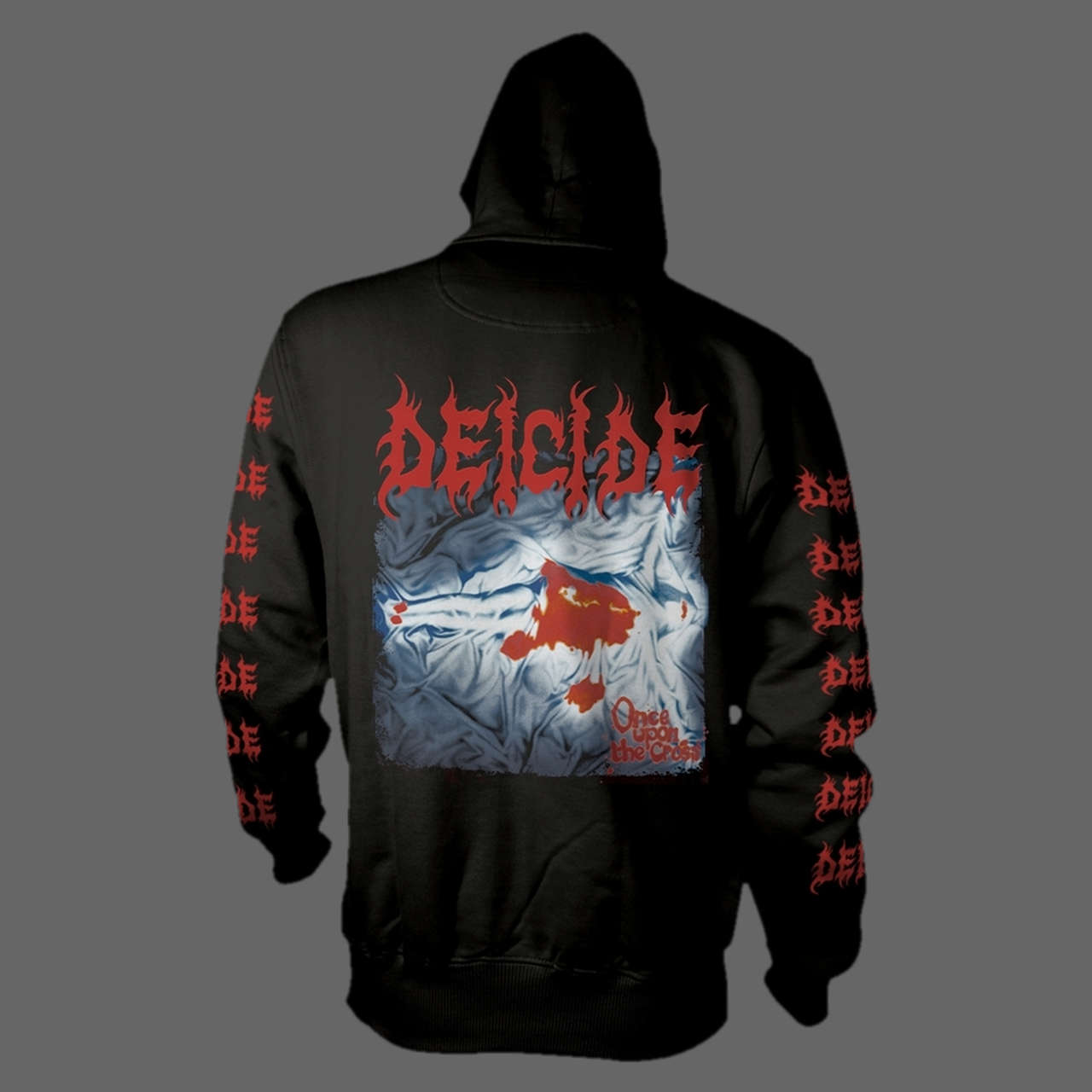 Maglietta Deicide Once Upon The Cross Nera - Uomo - Nuova Con Etichette