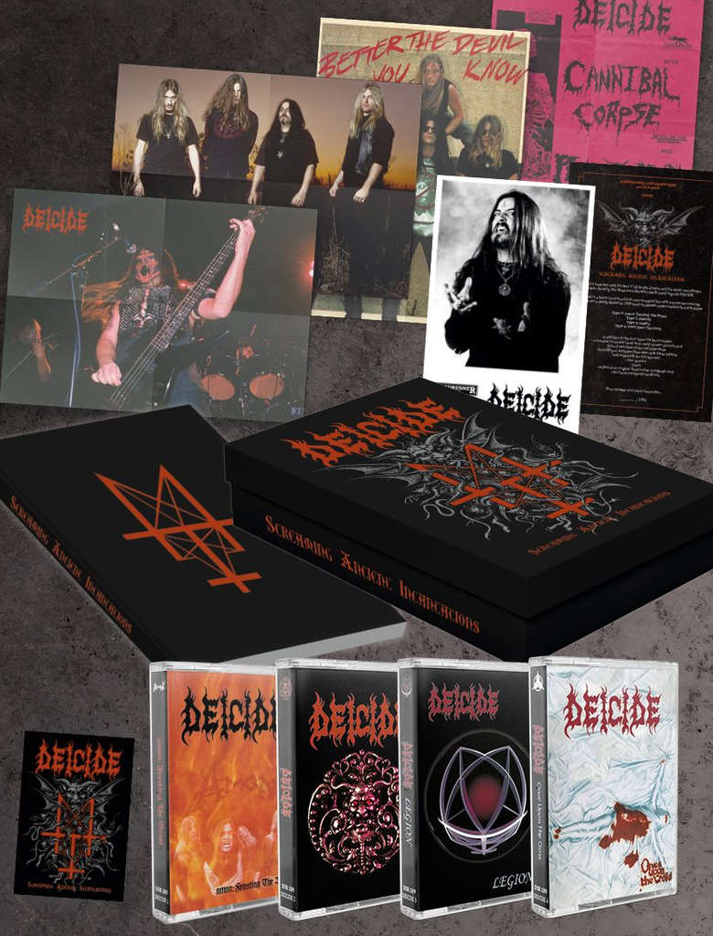 Deicide - Screaming Ancient Incantations (4 Tape Box set Deicide - Screaming Ancient Incantations (4 Tape Box set