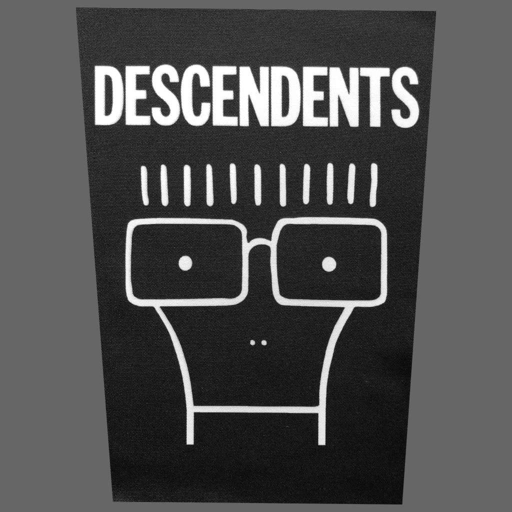 Descendents - White Logo & Milo (Backpatch)