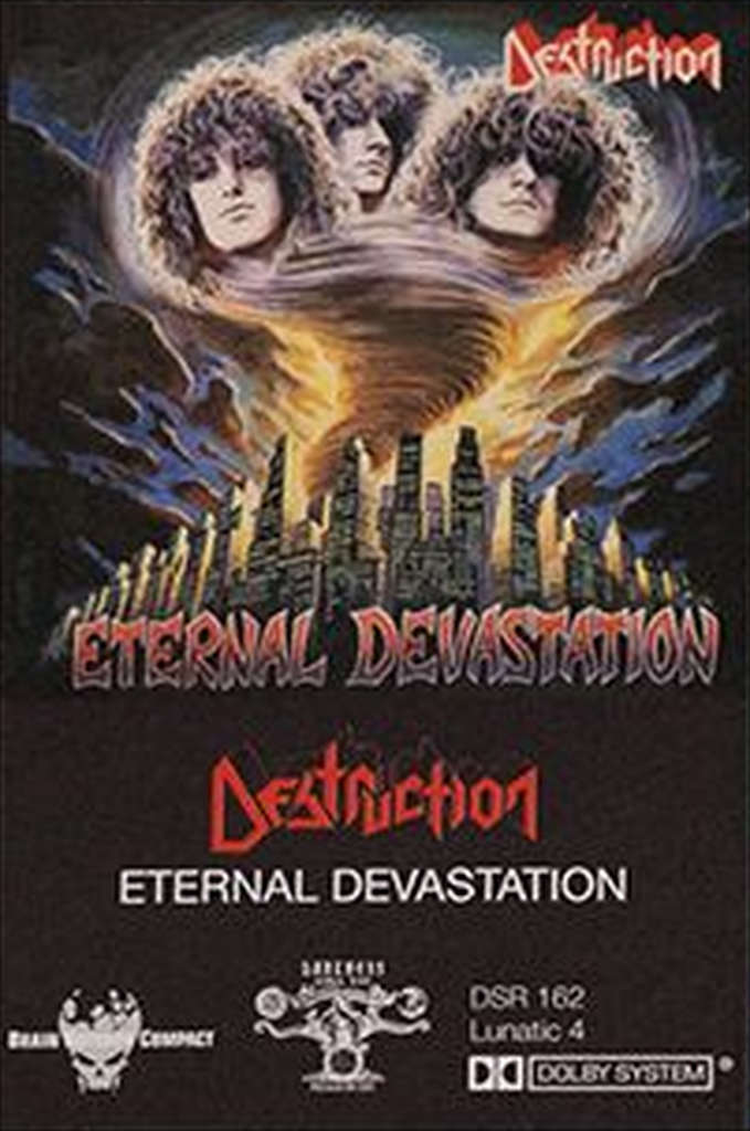 Destruction - Eternal Devastation (White) (Long Sleeve T-Shirt