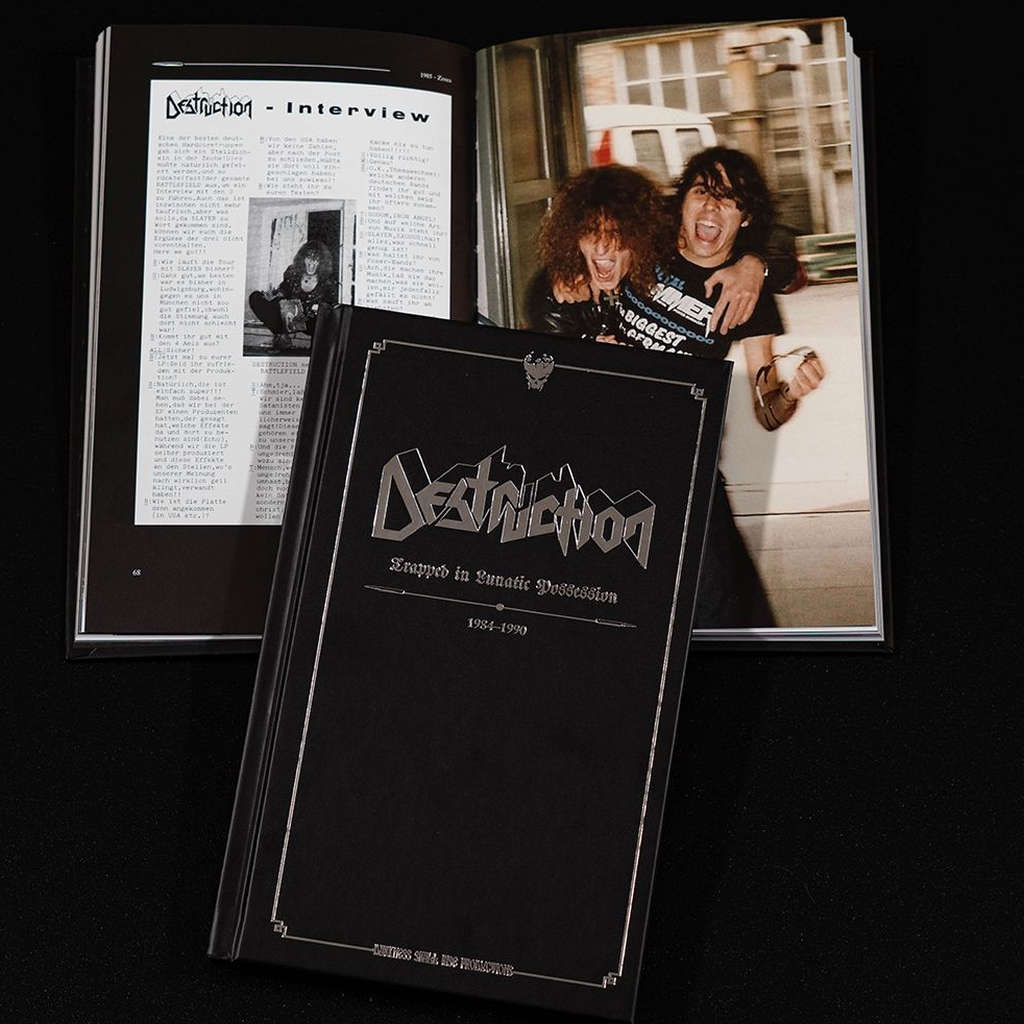 Destruction - Trapped in Lunatic Possession (Hardcover Book)