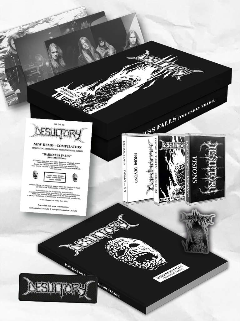 Desultory - Darkness Falls (The Early Years) (3 Tape Box set) (Cassette)