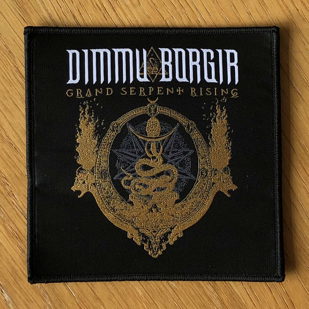 Dimmu Borgir - Grand Serpent Rising (Gold) (Woven Patch)