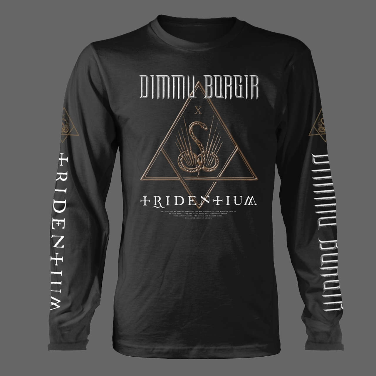 Dimmu Borgir - Grand Serpent Rising (Tridentium) (Long Sleeve T-Shirt - Released: 22 May 2026)
